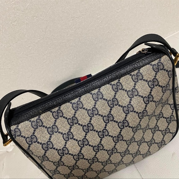 Gucci Ophidia GG Blue Coated Canvas Crossbody bag - Picture 2 of 10
